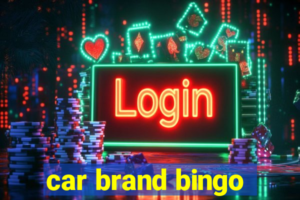 car brand bingo